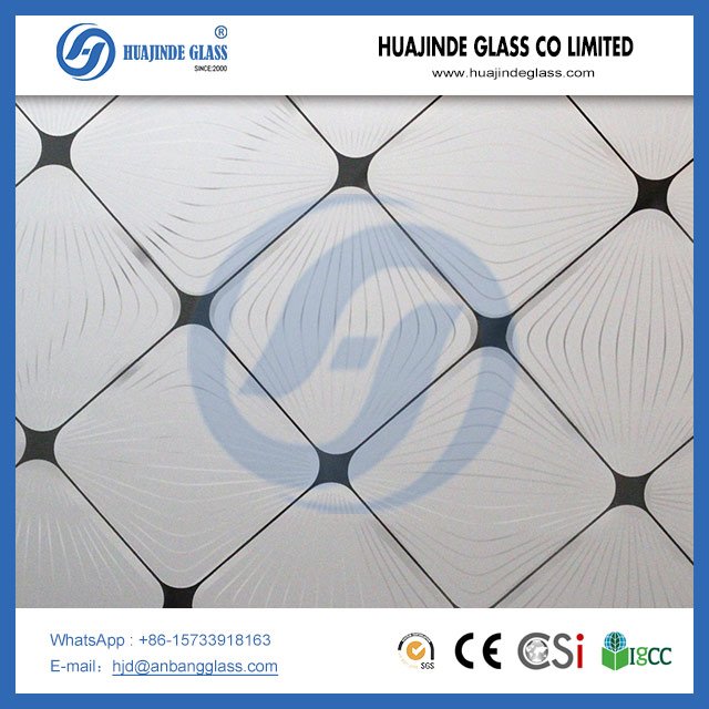 زجاج محفور بالحامض