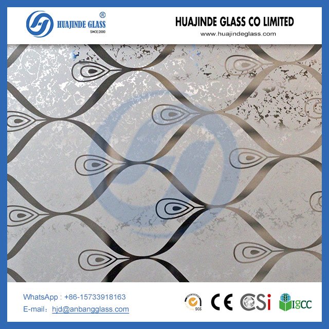 زجاج محفور بالحامض