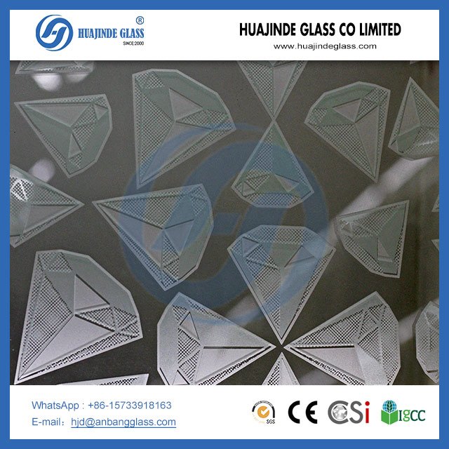 زجاج محفور بالحامض