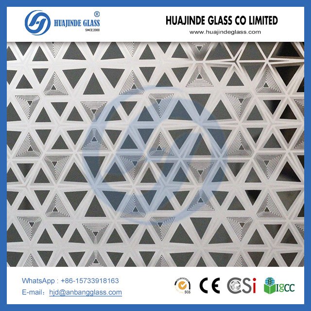 زجاج محفور بالحامض