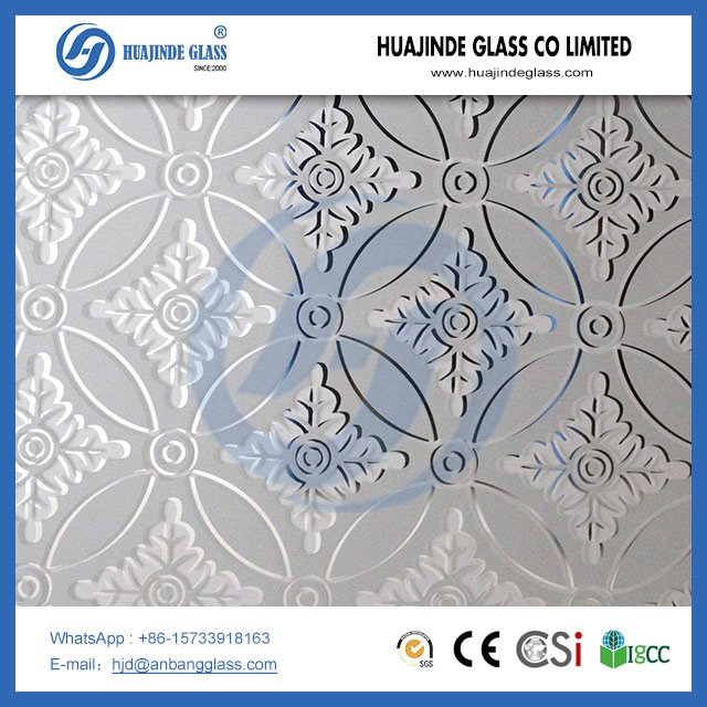 زجاج محفور بالحامض