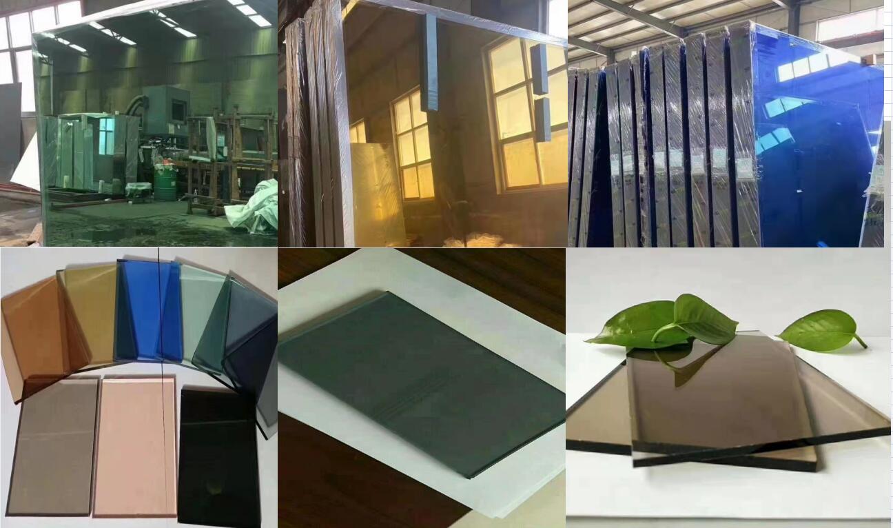 tinted glass and reflective glass