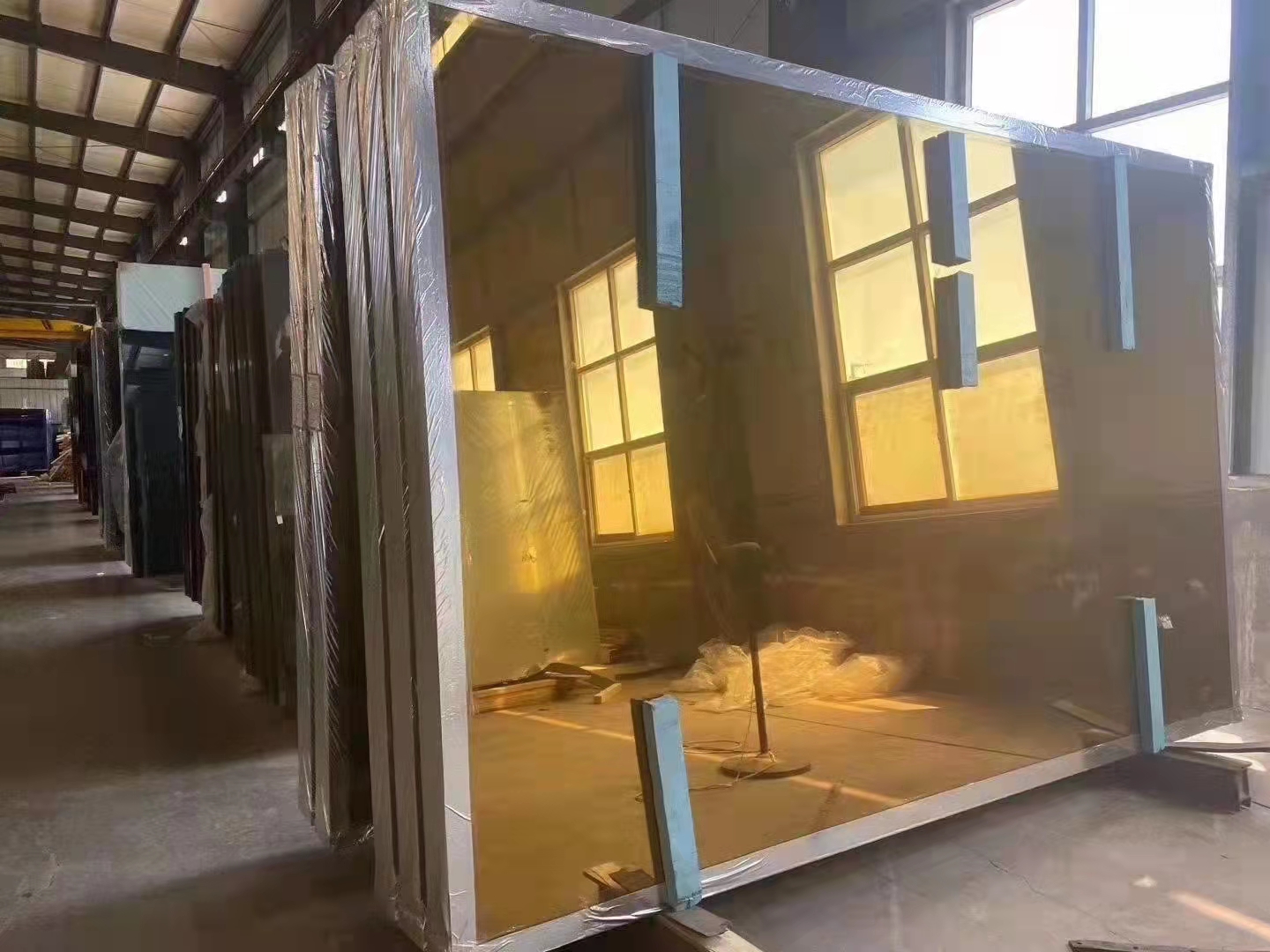 tinted glass and reflective glass