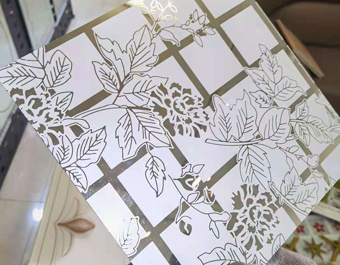 reflective color decorative glass