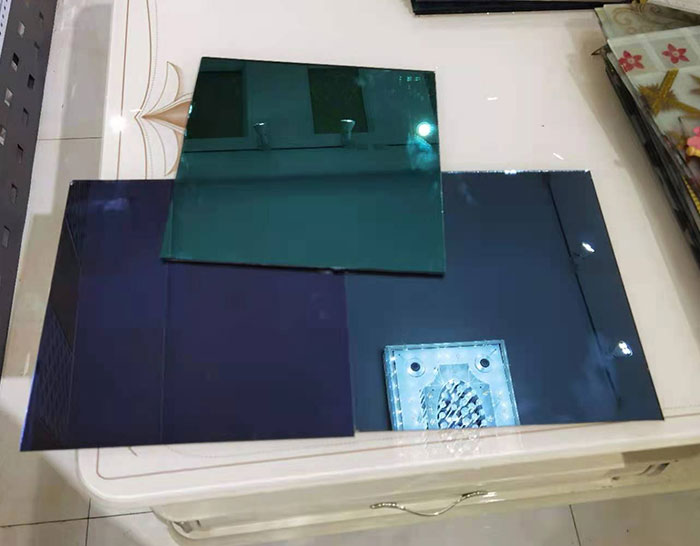 reflective color decorative glass